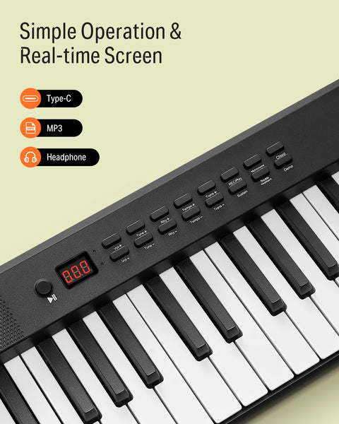 Donner DP-10 Foldable Semi-Weighted Digital Piano