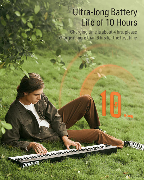Donner DP-10 Foldable Semi-Weighted Digital Piano