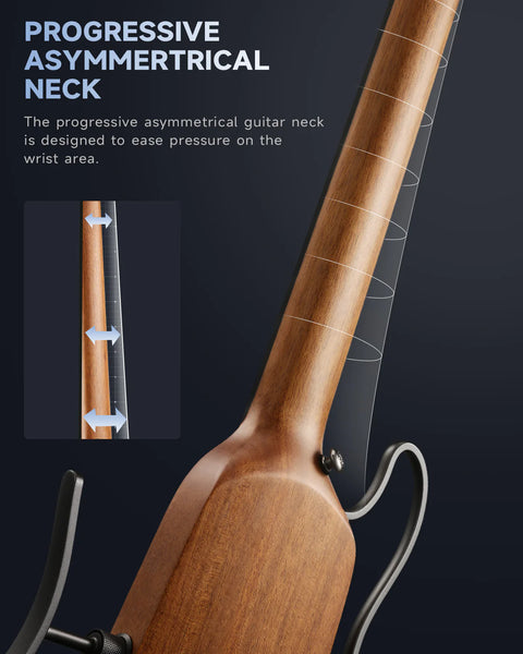 Donner HUSH™ X Electric Guitar (Natural Finish)