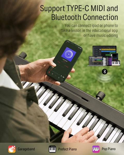 Donner DP-10 Foldable Semi-Weighted Digital Piano