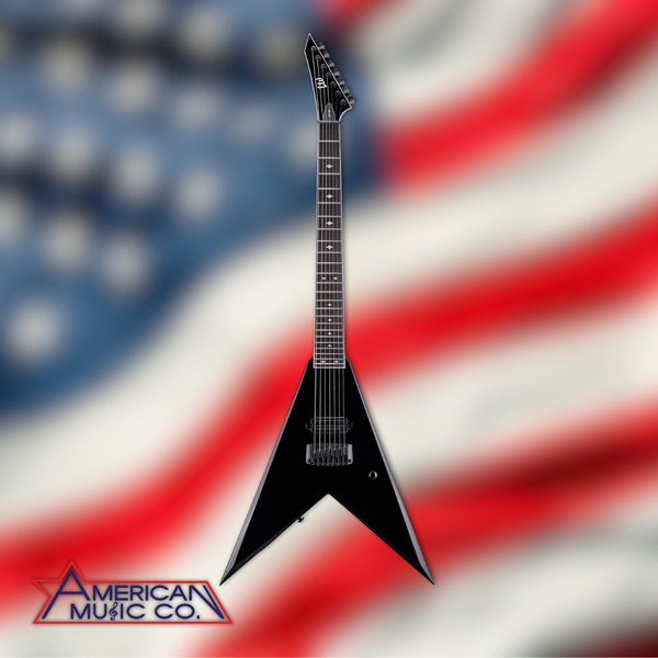 ESP LTD JS-7 Baritone Signature Jack Simmons 7 String Electric Guitar in Black w/Case (PRE ORDER)