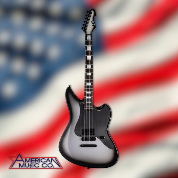 ESP LTD JD-I Joe Duplantier Signature 6 String Electric Guitar in Silver Sunburst w/Case (PRE ORDER)