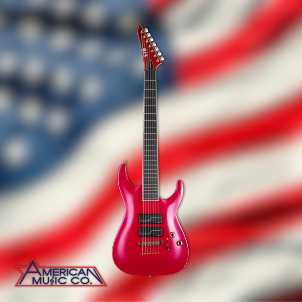 ESP LTD SC-607 Stephen Carpenter Signature Series Baritone 7 String Electric Guitar in Magenta w/Deluxe Case (PRE ORDER)