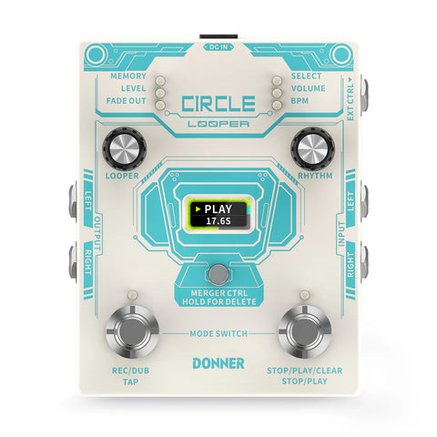 Donner Circle Looper Guitar Pedal