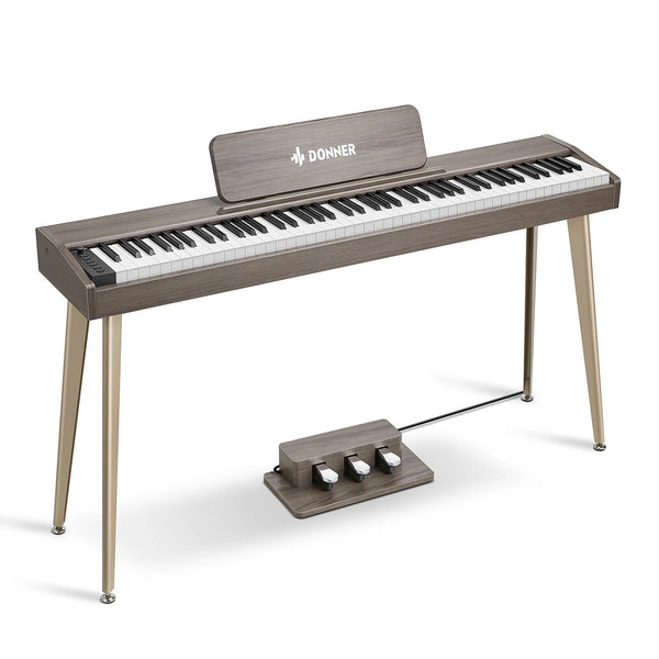 Donner DDP-60 Semi-Weighted Digital Piano (Grey Finish)