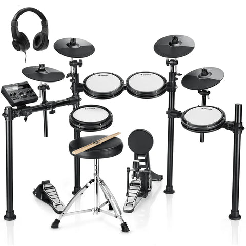 Donner DED-200X Electronic Drum Kit w/Throne & Headphones