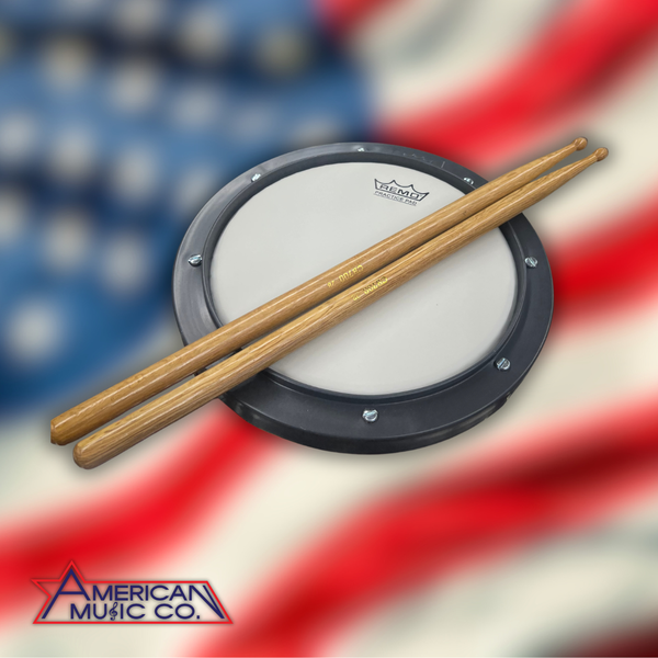 Remo Practice Pad w/Rim and FREE PAIR OF STICKS