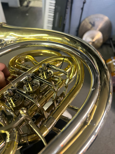 Eastman EFH682 Intermediate Double French Horn - Gold Brass Bell w/Case