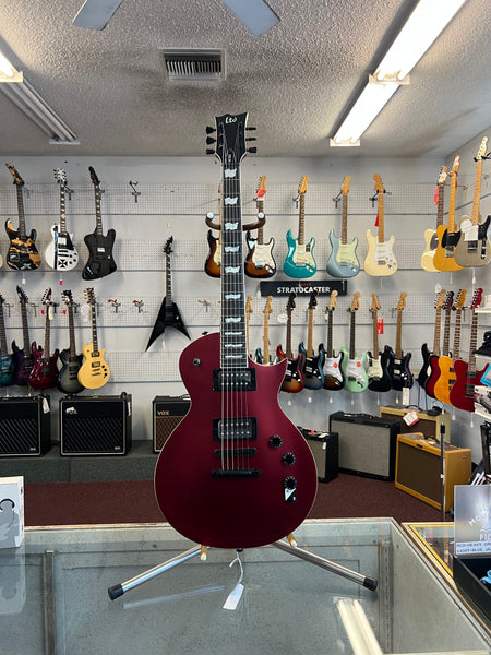 ESP LTD 6 String Electric Guitar in Candy Apple Red Satin EC256-CARS