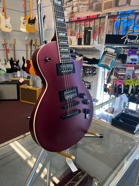 ESP LTD 6 String Electric Guitar in Candy Apple Red Satin EC256-CARS