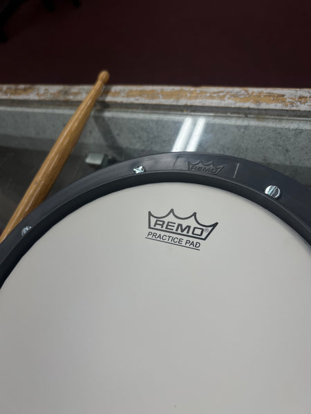 Remo Practice Pad w/Rim and FREE PAIR OF STICKS