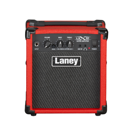 Laney LX LX10 Guitar RED - 10W - 5 inch woofer Amp RED VERSION