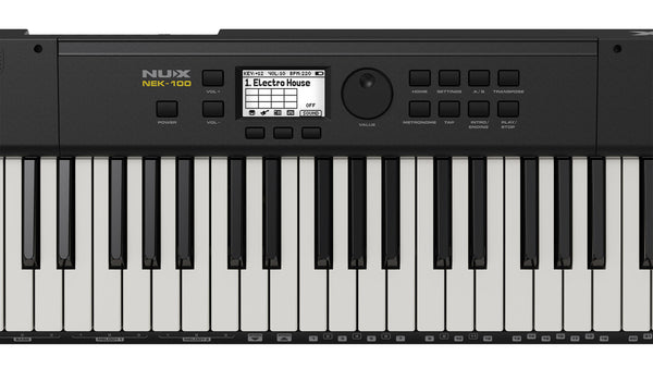 NUX Audio NEK-100 Portable Digital Keyboard (61 Keys)