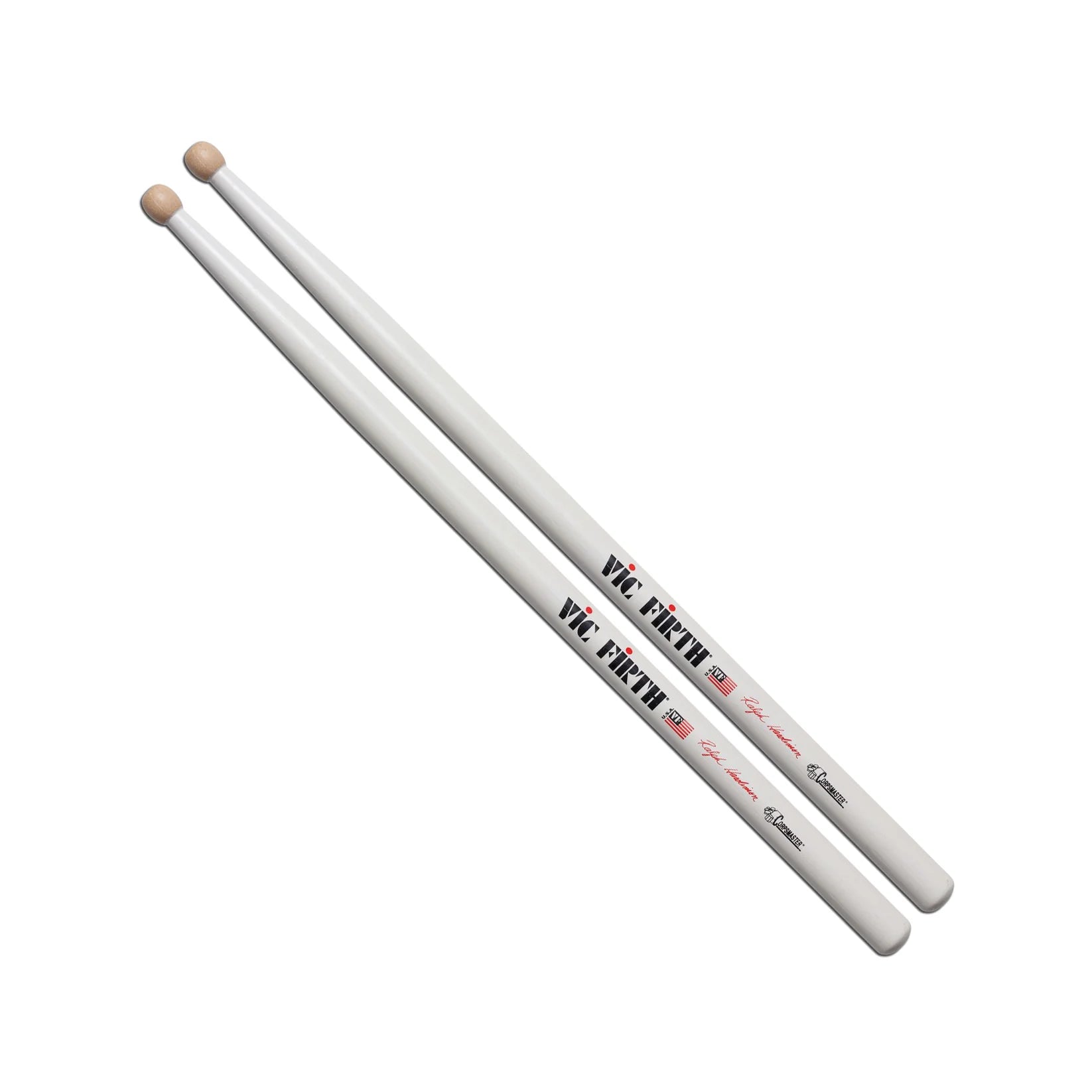 Vic Firth Ralph Hardimon Corpsmaster Signature Marching Snare Drum Sticks SRH *IN STOCK