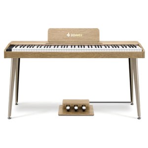 Donner DDP-60 Semi-Weighted Digital Piano (Natural Finish)