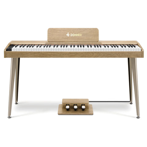 Donner DDP-60 Semi-Weighted Digital Piano (Natural Finish)