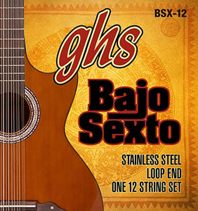 GHS Stainless Steel Bajo Sexto String Set
